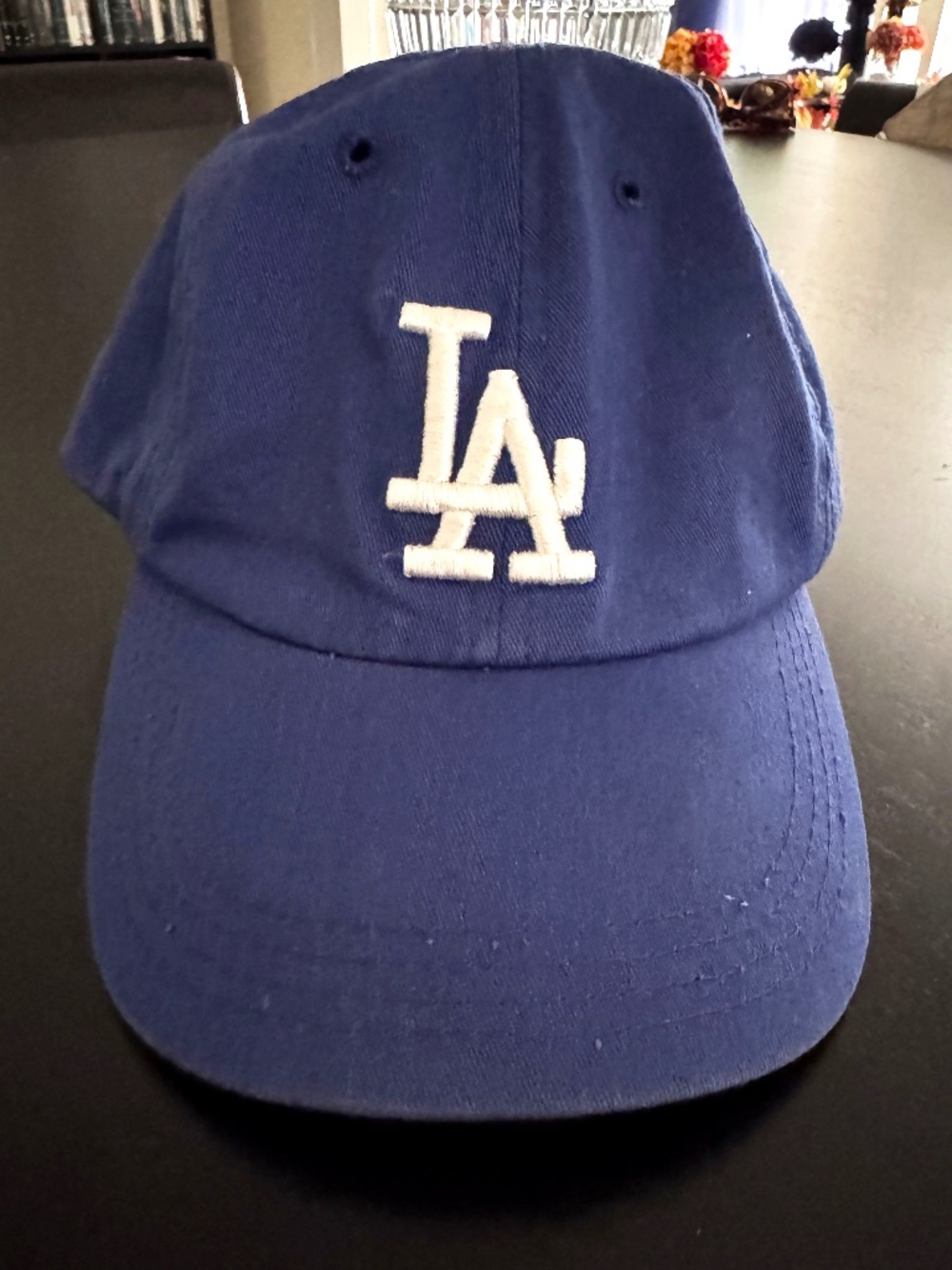 Genuine Kids' Sized Dodgers Baseball Cap with Buckle Closure and Side "LA" tag